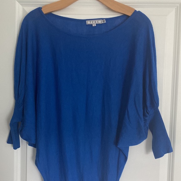 TCEC BLUE SWEATER TOP SIZE S - Picture 3 of 7